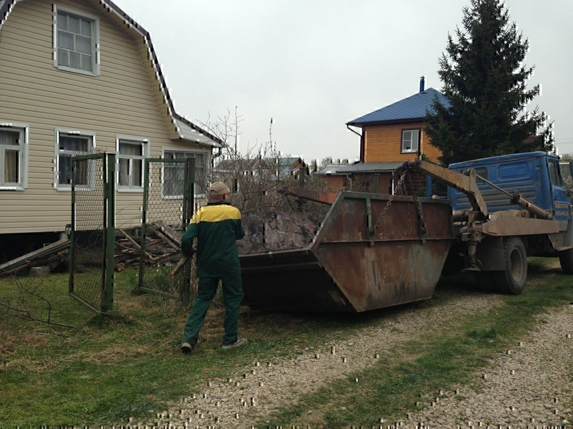 Вывоз мусора и отходов с дачи и участка СНТ в Сибае в октябре