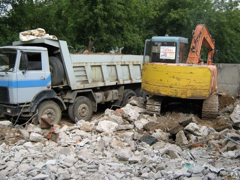 Вывоз бетонного боя и утилизация в Сибае в октябре