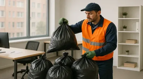 Уборка и вывоз мусора после мероприятий в Сибае в октябре